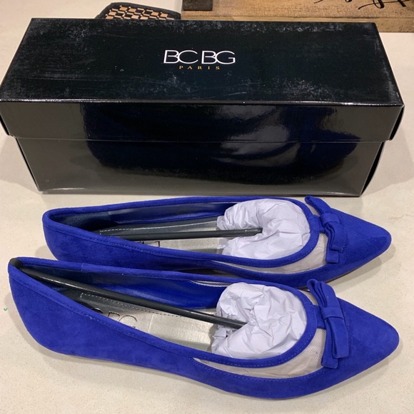 BCBG PARIS Zarine Blue Suede flats - Picture 3 of 7